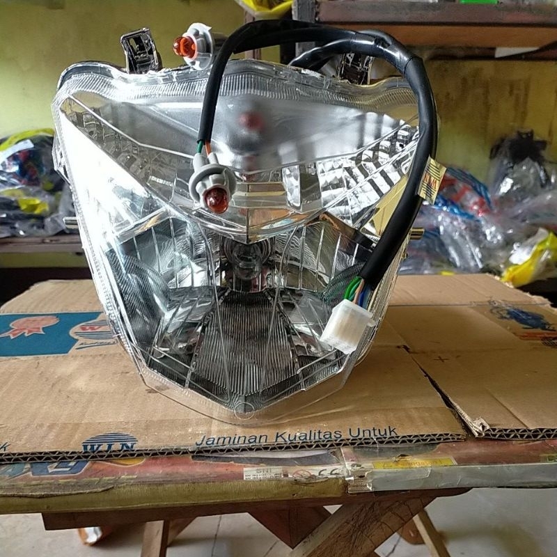 Dapatkan Lampu Depan Beat Esp Beat Stret Lenkap Pul Tingal Colok Bohlam Lampu Sen Lenkap