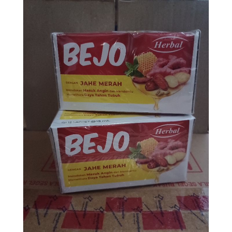 

BEJO JAHE MERAH HERBAL 1 box isi 12 sachet @15ml