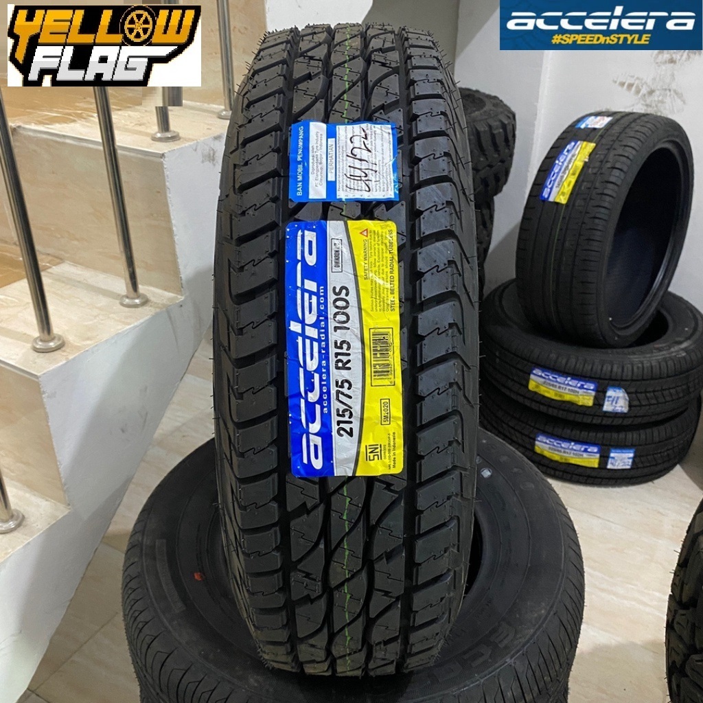 Ban Semi Offroad Ring 15 Ukuran 215/75 Merk Accelera Omikron AT 215 75 R15 Tubeless