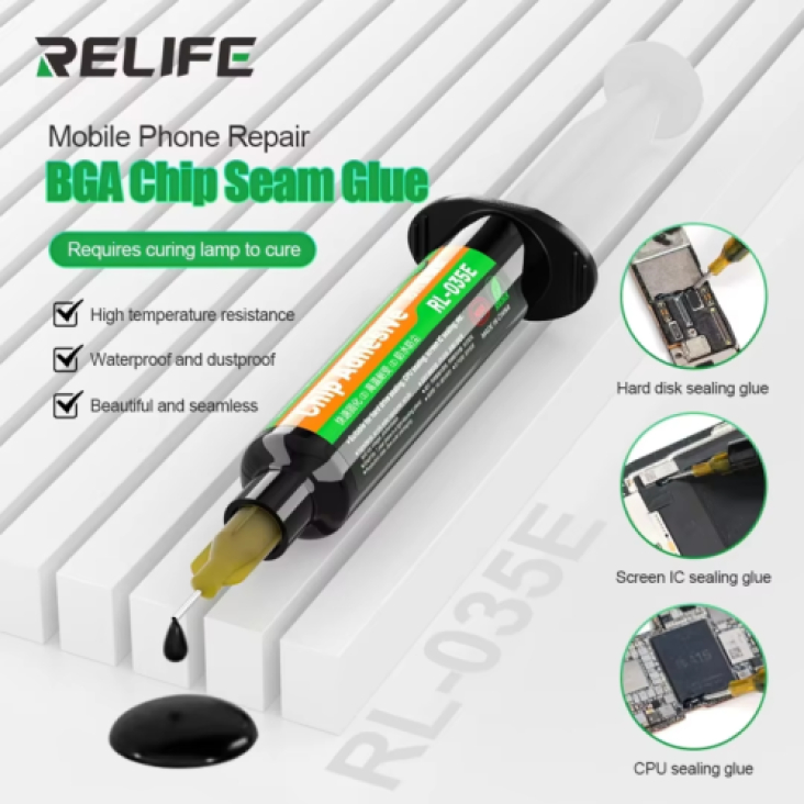 T2T LEM IC UV GLUE FOR BGA CHIP CPU ADHESIVE RELIFE RL-035E 10CC ORIGINAL RBU