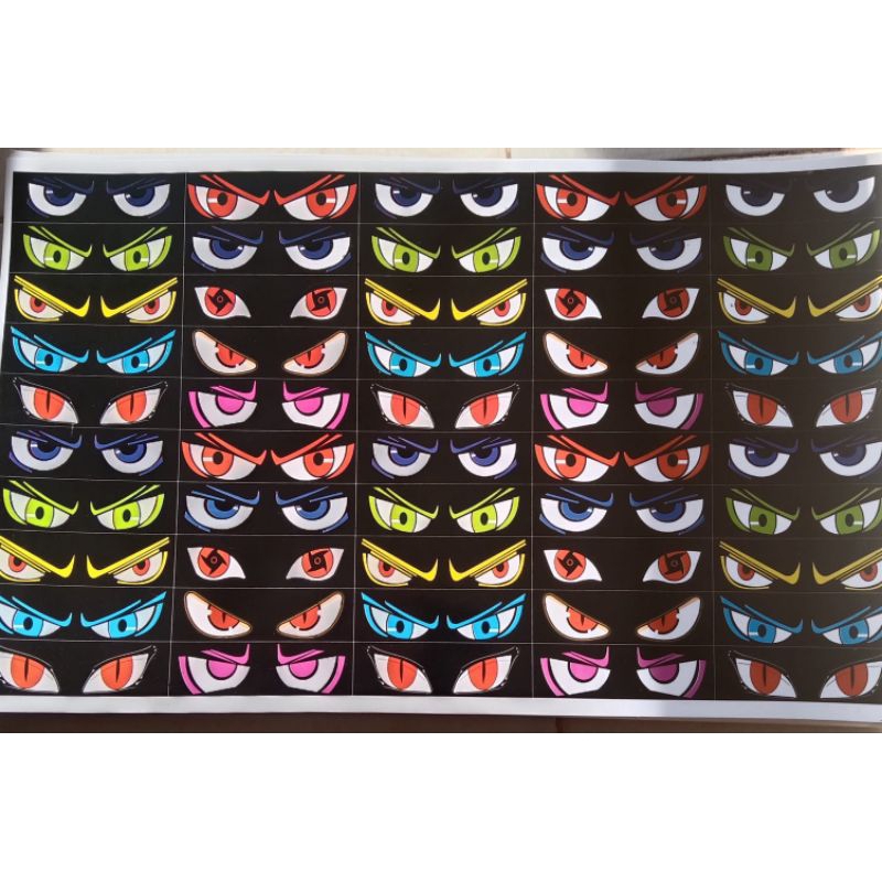 

(1Lbr isi 50bj) STICKER VIRAL/STIKER MATA