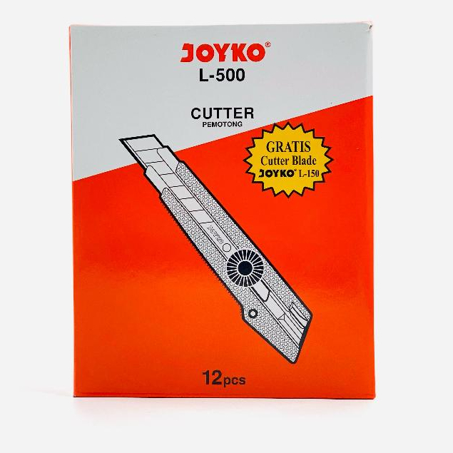 

CUTTER JOYKO L-500 / Cutter Cuter Pemotong Joyko Besar L-500 ( Gratis Isi Cutter Joyko L-150 )
