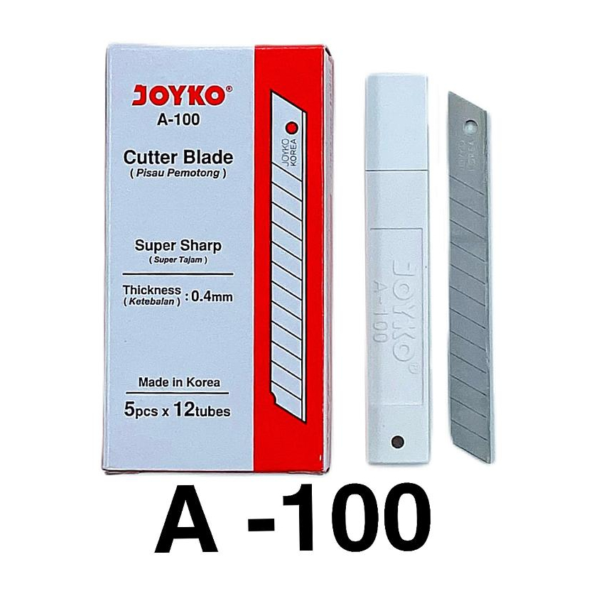 

ISI CUTTER JOYKO A-100 / Refill / Pisau Cutter Joyko Kecil A-100 / A100