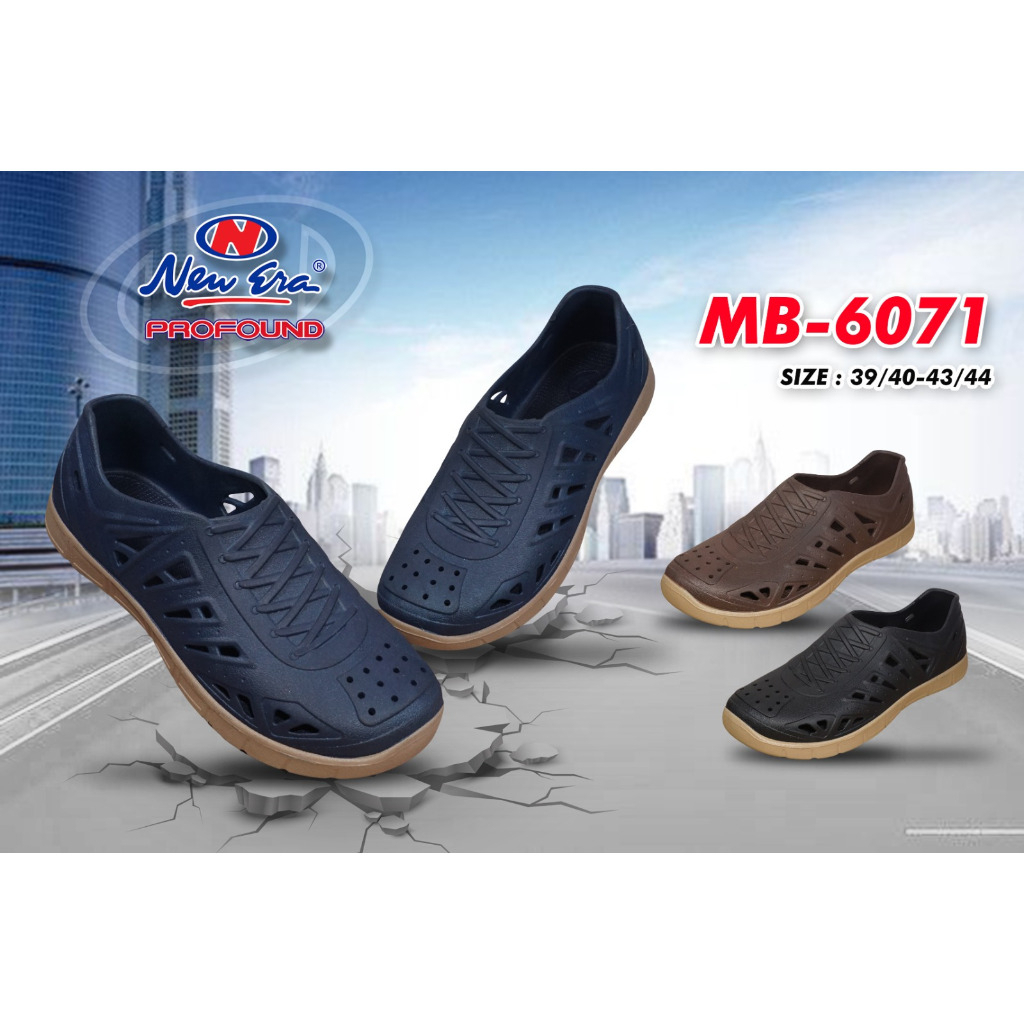 Sepatu Sandal Pria Slip On Karet New Era Profound MB-6071