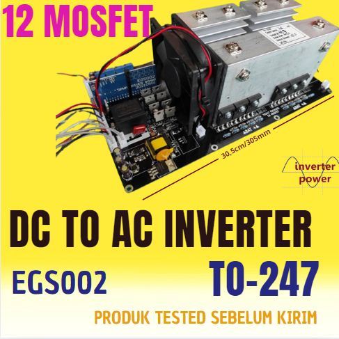 Kit Inverter Egs002 Psw 12fet besar 12 fet mosfet 247