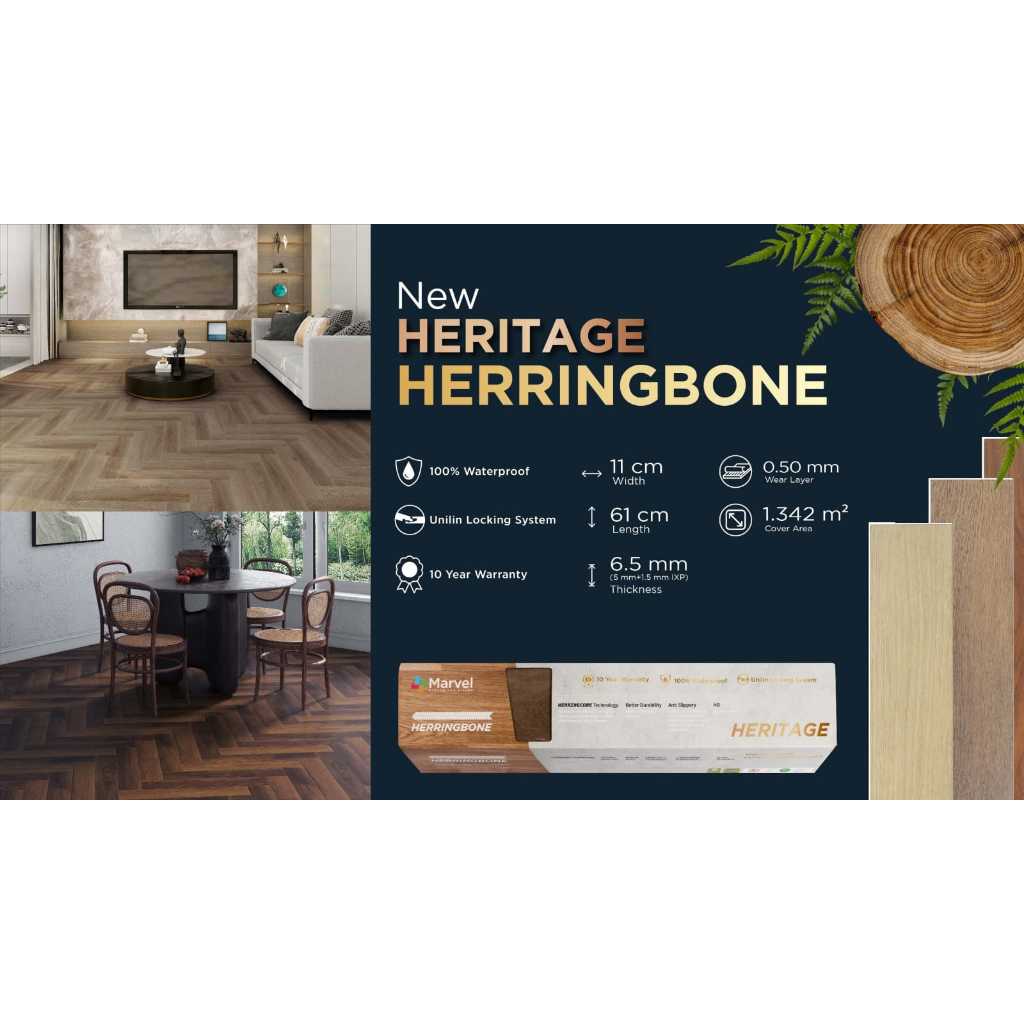 SPC MARVEL 6,5 MM Heritage Herringbone (+IXPE)