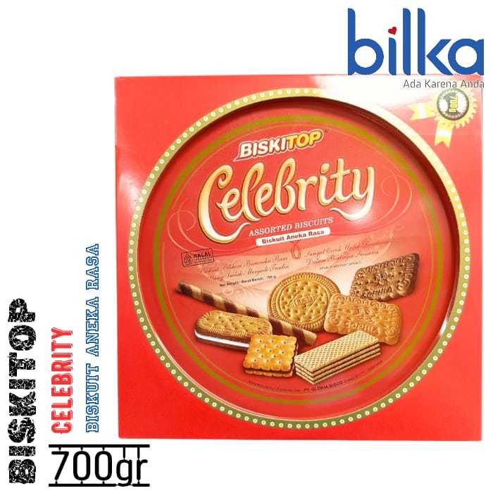 

BISKITOP Celebrity Biskuit Aneka Rasa 700gr