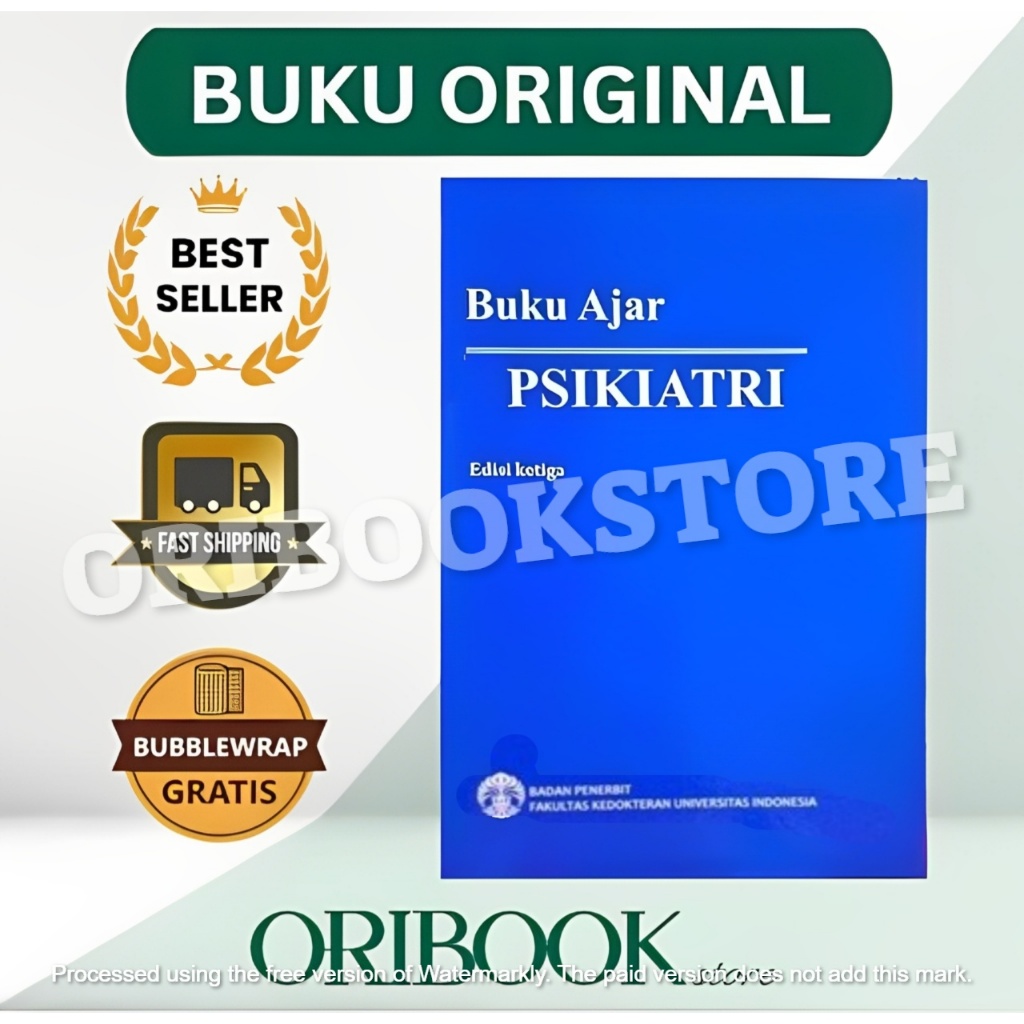 ORIGINAL BUKU AJAR PSIKIATRI EDISI 3 UI / FKUI - SYLVIA ELVIRA
