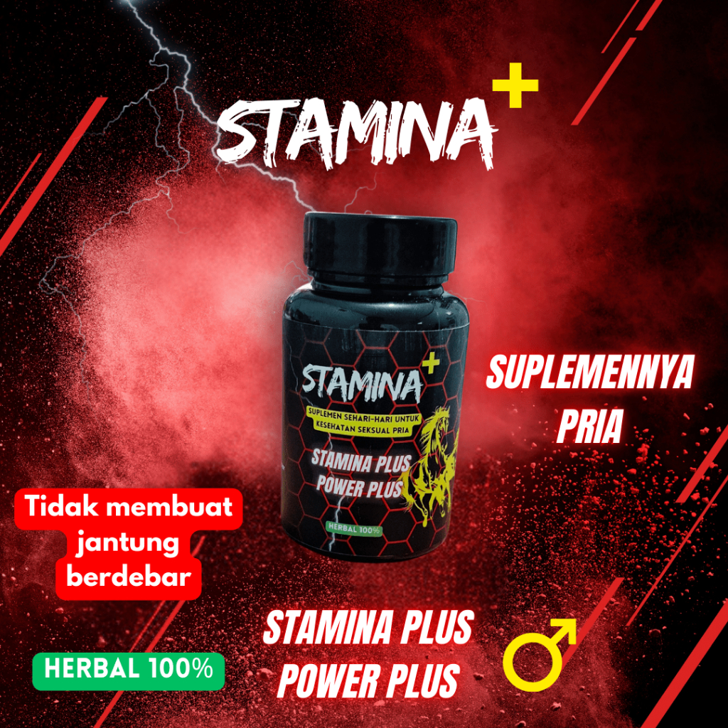 STAMINA+ Suplemen Pria Penambah Stamina Herbal 100%