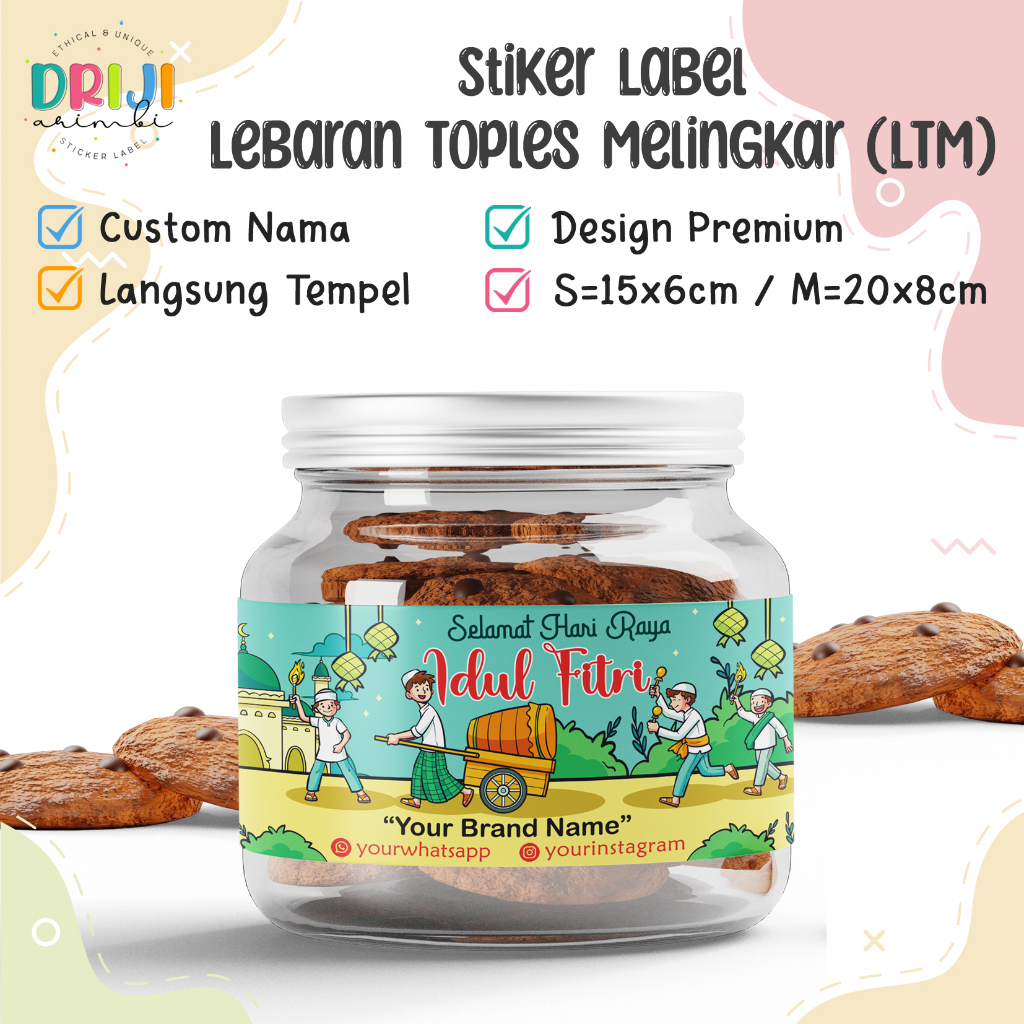 

Label Lebaran Toples Melingkar