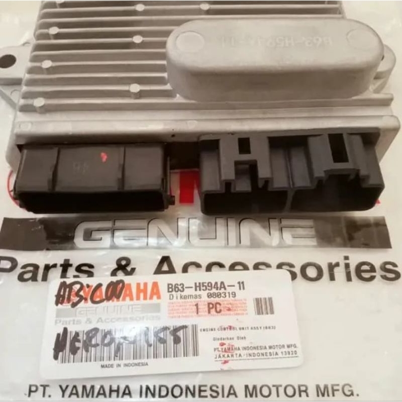 ECU ECM CDI ASSY KODE B63-H594A-11 AEROX 155 OLD ABS