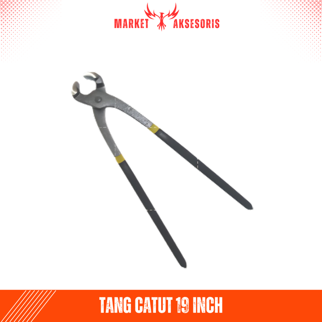 MARKET AKSESORIS Tang Catut Kakak Tua 9 Inch Tank Gegep Potong Pemotong Kawat Ram Pemutar Pelintir K