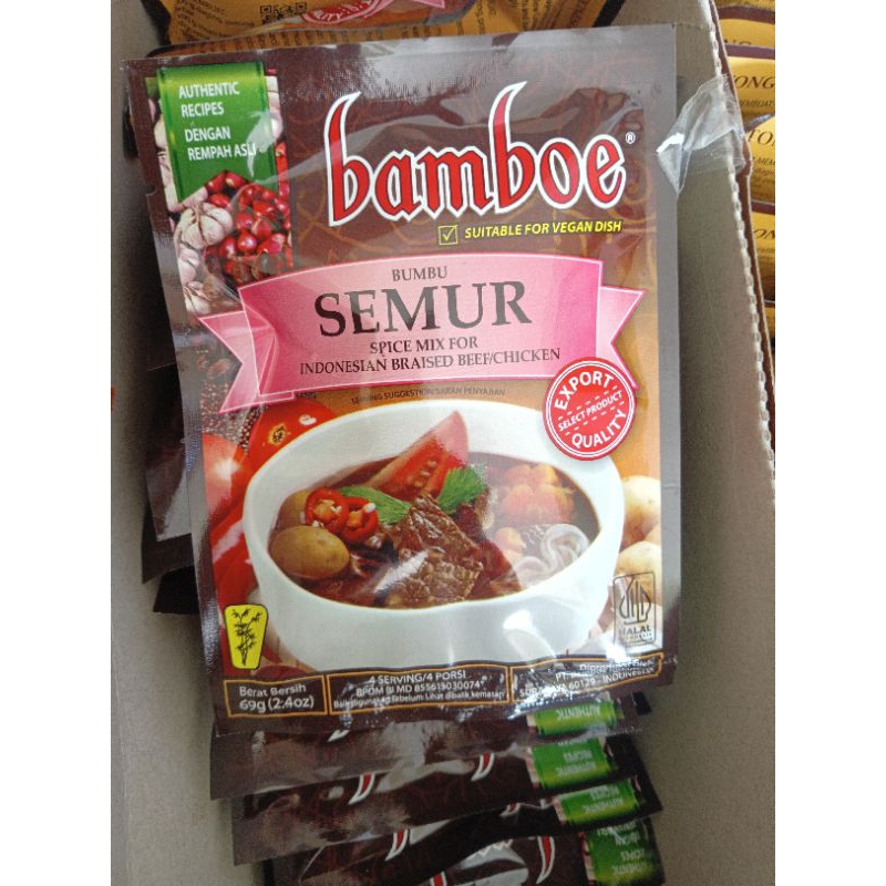 

Bamboe Bumbu Instant SEMUR 69g Export Quality