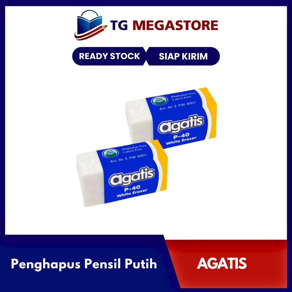 

Penghapus Pensil AGATIS Putih - P 40