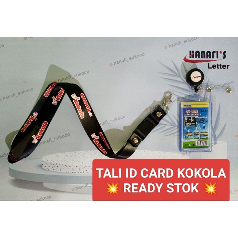 

KOKOLA tali id card printing Kokola (READY STOK) Lanyard satuan