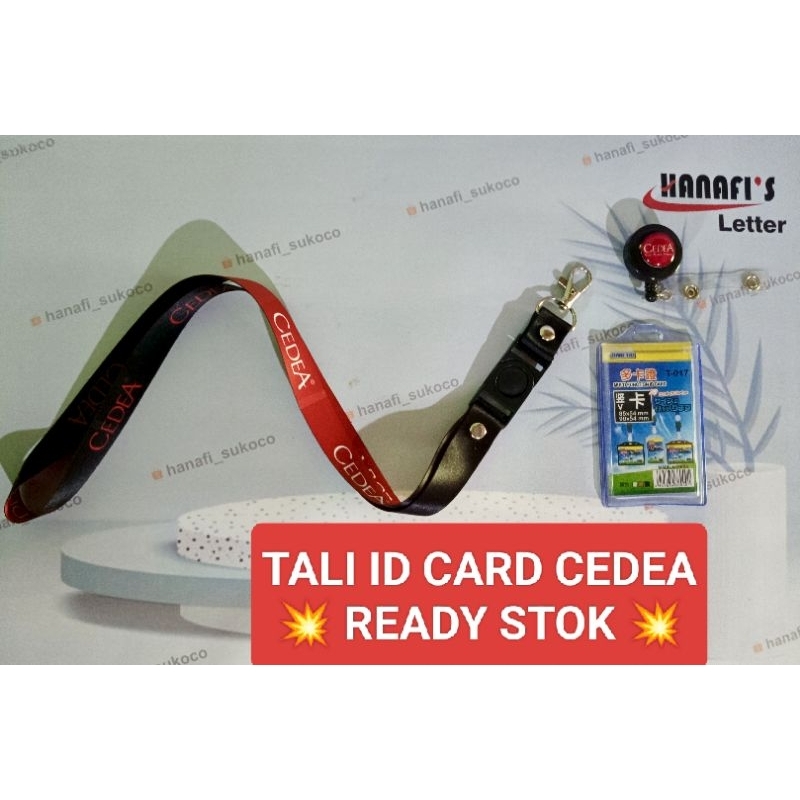 

CEDEA tali id card printing cedea (READY STOK) Lanyard satuan