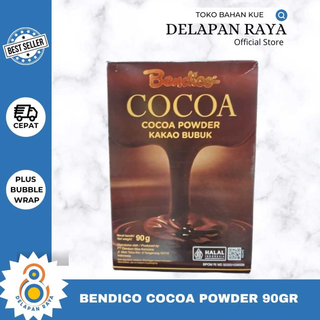 

BENDICO COCOA POWDER 90GR / COKLAT BUBUK -8Raya