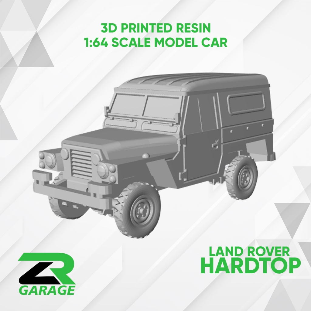 Kit Car 1/64 scale Land Rover Hardtop / Hotwheel Land rover hardtop / Kit Car Resin
