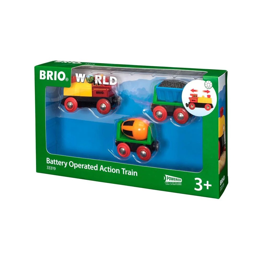 BRIO BATTERY OPERATED ACTION TRAIN 33319