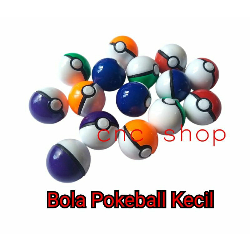 Mainan Bola Pokeball Kecil isi Minifigur Pokemon