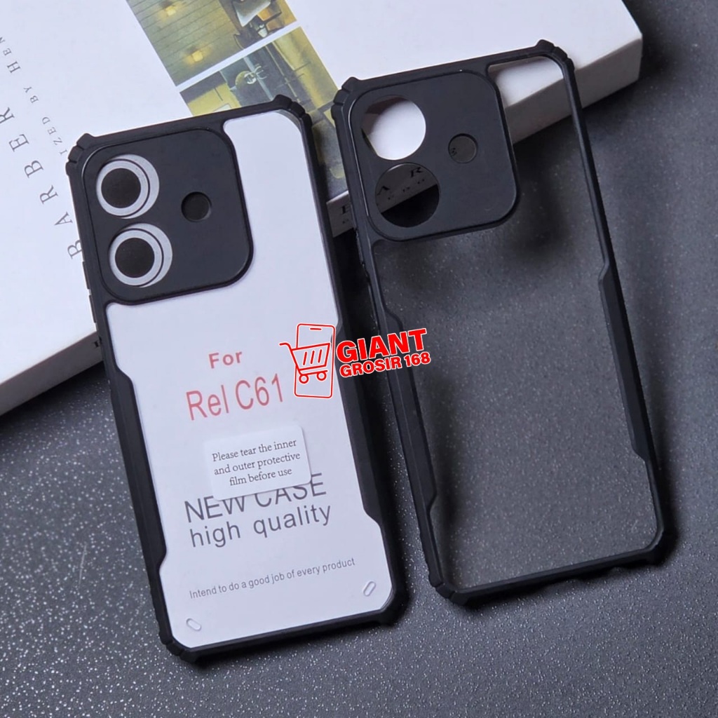 REALME NOTE 60 REALME NOTE 60X CASE ARMOR FUSION SHOCKPROOF TRANSPARENT CASE REALME NOTE 60 REALME N