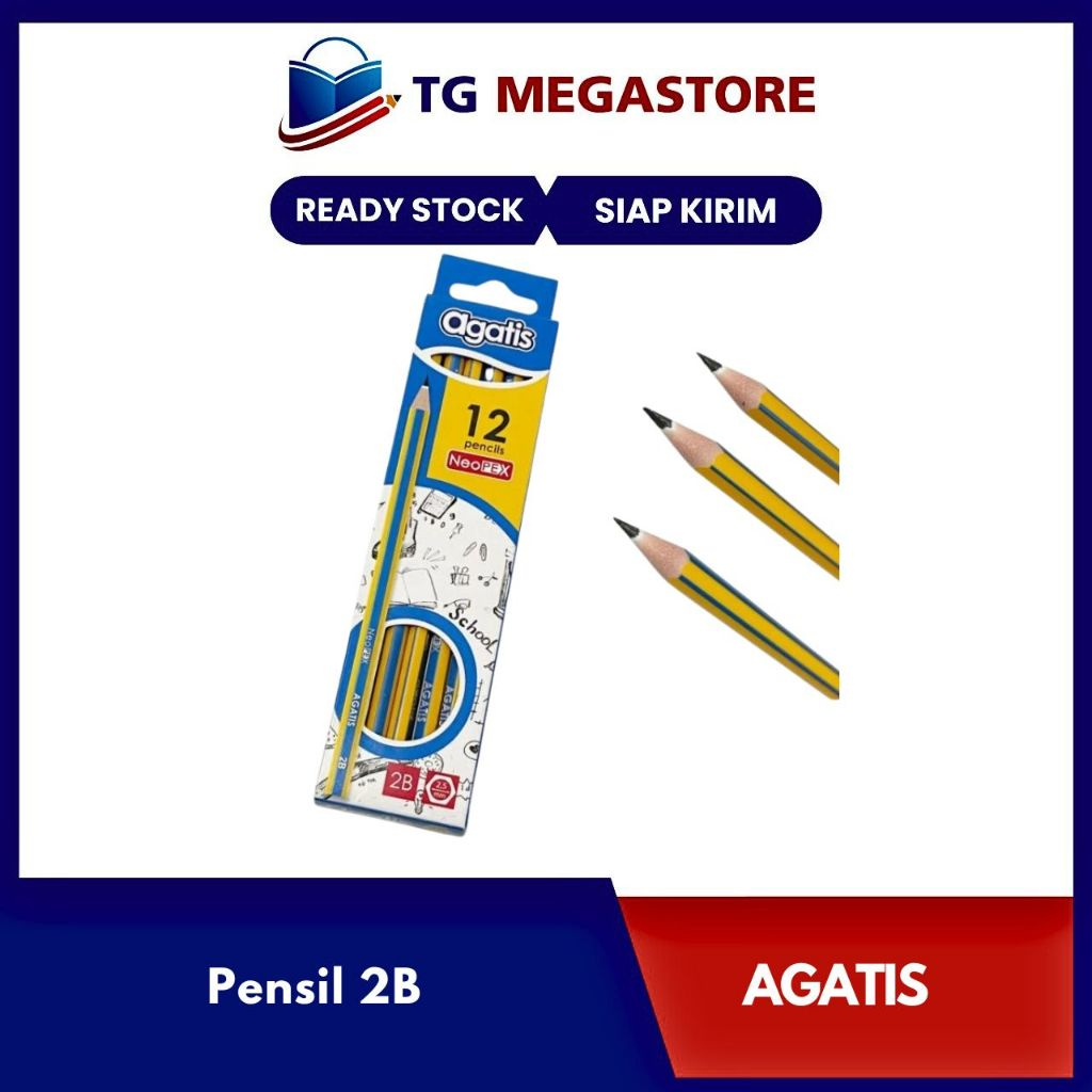 

Pensil Tulis 2B - Agatis Neopex