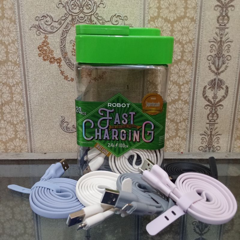 KABEL DATA ROBOT RGL100 IPHONE ECERAN