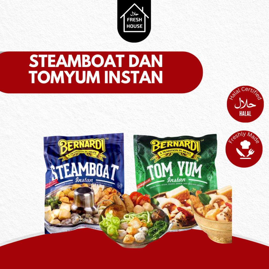 

STEAMBOAT/TOMYUM ANEKA OLAHAN IKAN 500GR