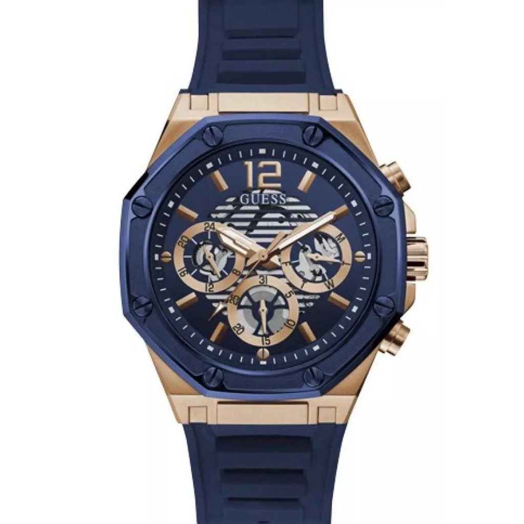 Jam Tangan Pria Tali Karet Guess GW W0263G2