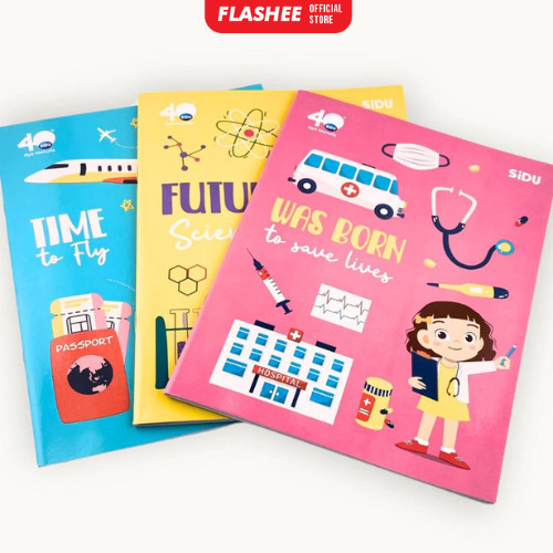 

Flashee 1 Pcs Buku Tulis Sidu 32 Lembar Buku Catatan Sekolah Buku Tulis Sekolah Desain Praktis