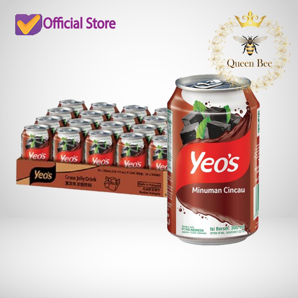 

Yeos cincau hitam 24 kaleng @ 300 ml