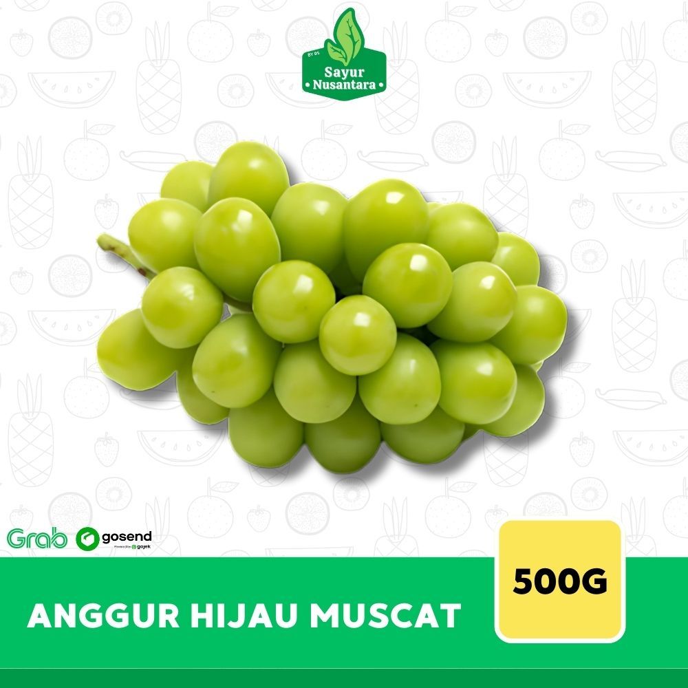 

Angguru Hijau Muscat 500G - Sayur Nusantara