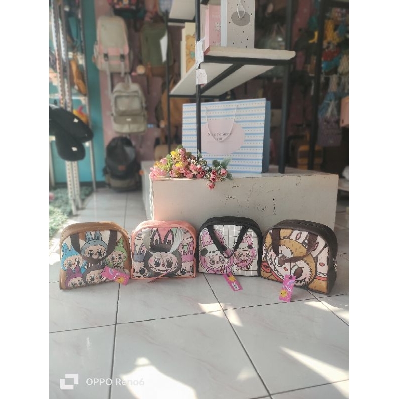 Tas Bekal Anak Motif Rumah Warna