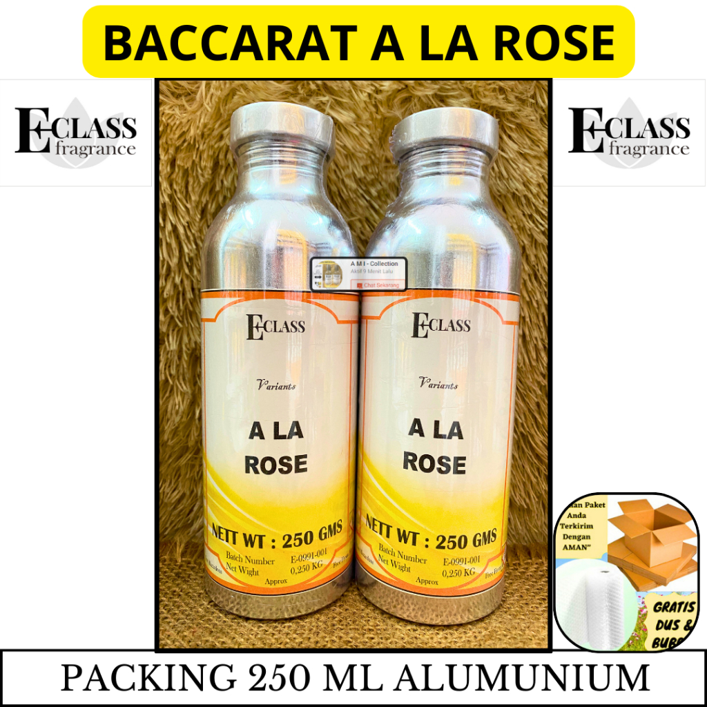 Bibit Parfum ECLASS - BACCARAT A LA ROSE ( 250 ML SEGEL ) ECLASS Fragrance - Parfum Baccarat A La Ro