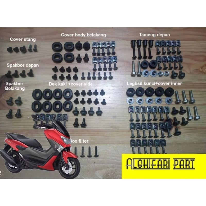 Baut body nmax old full set lengkap Baut body nmax old full set lengkapBaut body nmax old full set l