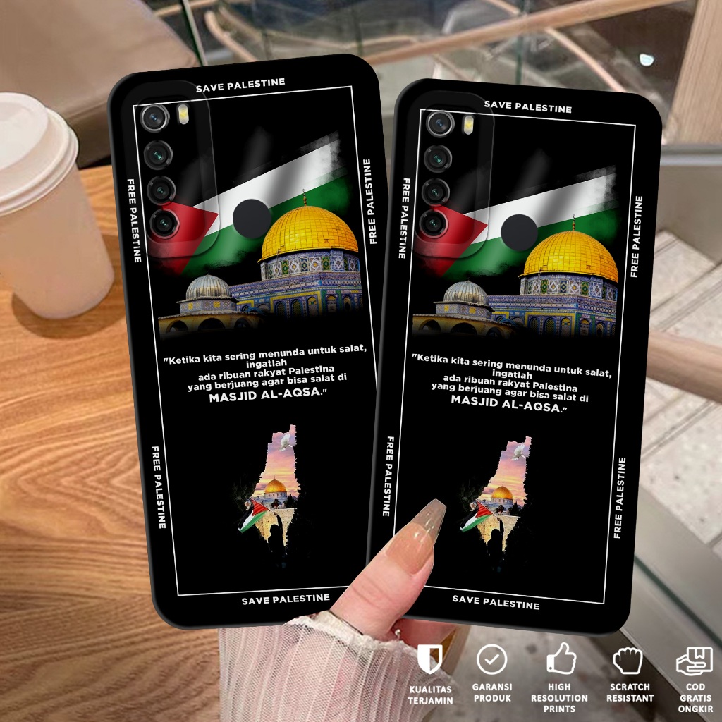 Case Xiaomi Redmi Note 8 - Softcase Xiaomi Redmi Note 8 Motif Palestine - Casing Hp Xiaomi Redmi Not