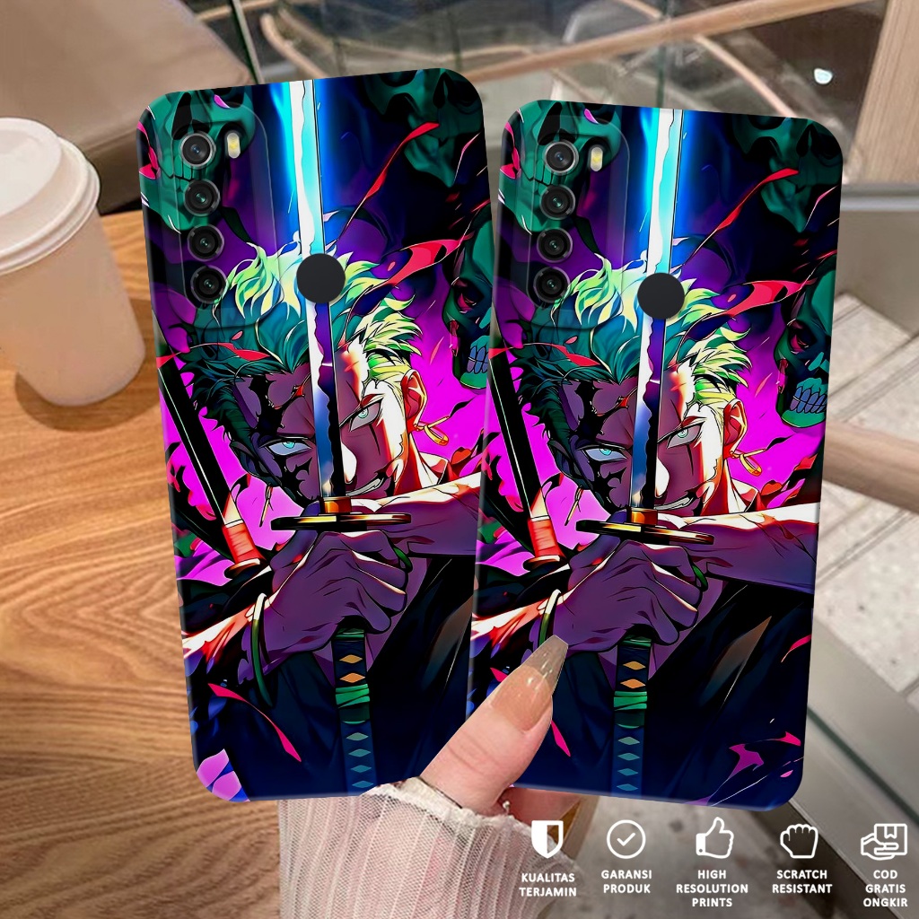 Case Xiaomi Redmi Note 8 - Softcase Xiaomi Redmi Note 8 Motif Zoro - Casing Hp Xiaomi Redmi Note 8 -