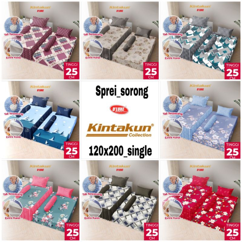 Sprei sorong kintakun 120x200 2in1 dluxe kintakun new motif