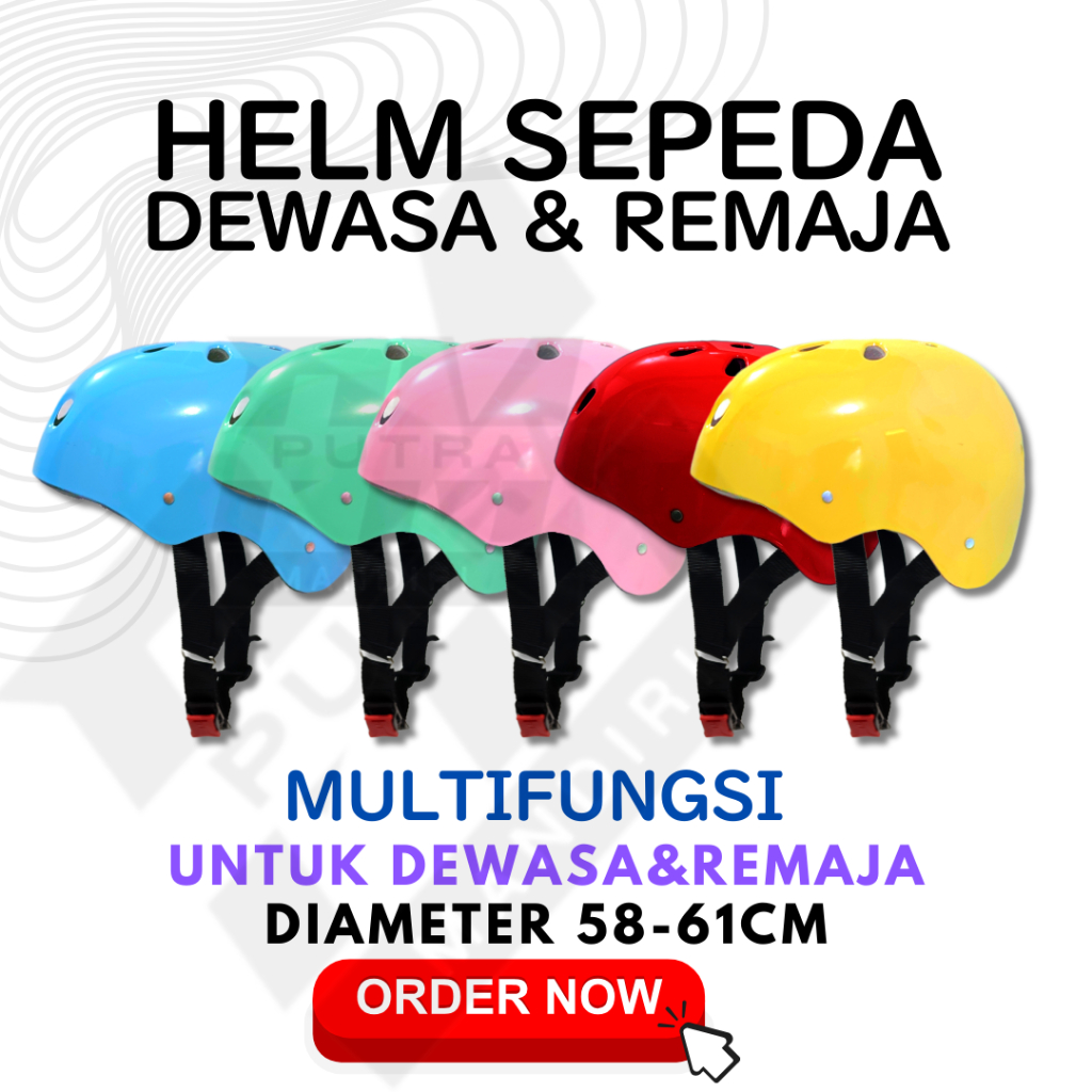 Helm polos Murah Sepeda BMX sepeda listrik untuk RAFTING