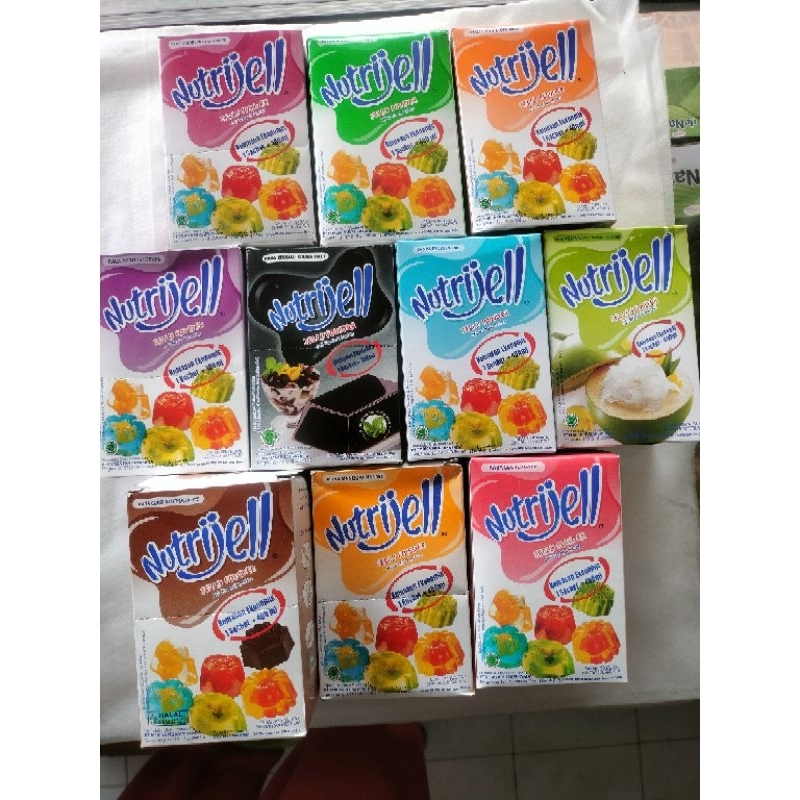 

Nutrijell Jelly / powder jelly varian rasa buah
