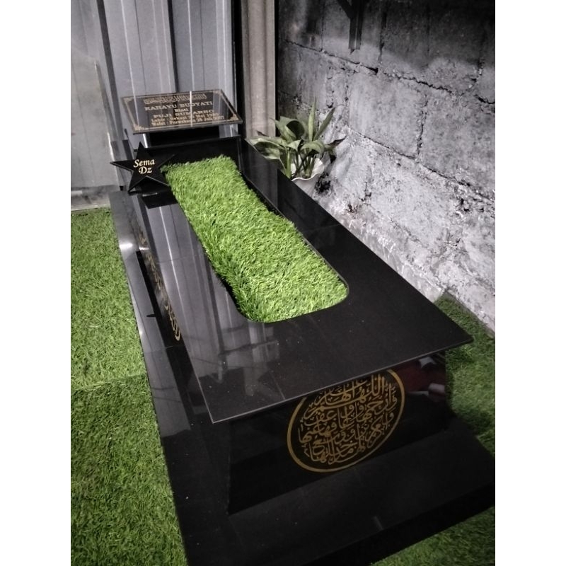 Batu Nisan Makam Granit 2 Umpak Jumbo Kuburan Granit
