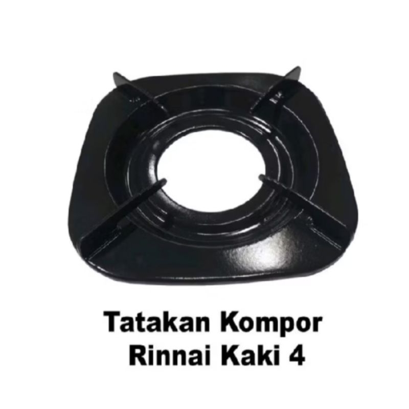Tatakan kaki 4 kompor gas Rinai RI522C RI522E tungku dudukan panci wajan