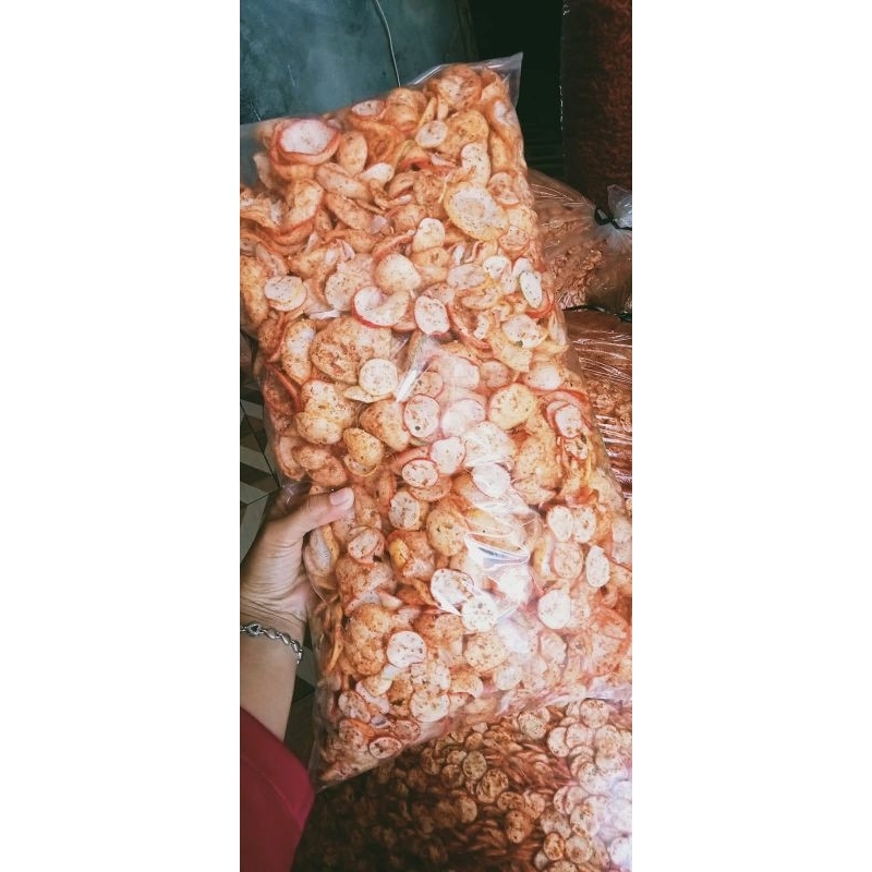 

KERUPUK SEBLAK PEDAS DAUN JERUK 250gram-1kg pedas & original daun jeruk cemilan kerupuk seblak