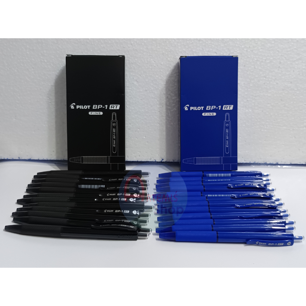 

Pulpen PILOT BP-1 RT 0.7 mm Hitam / Biru Retractable Satuan 1 pcs