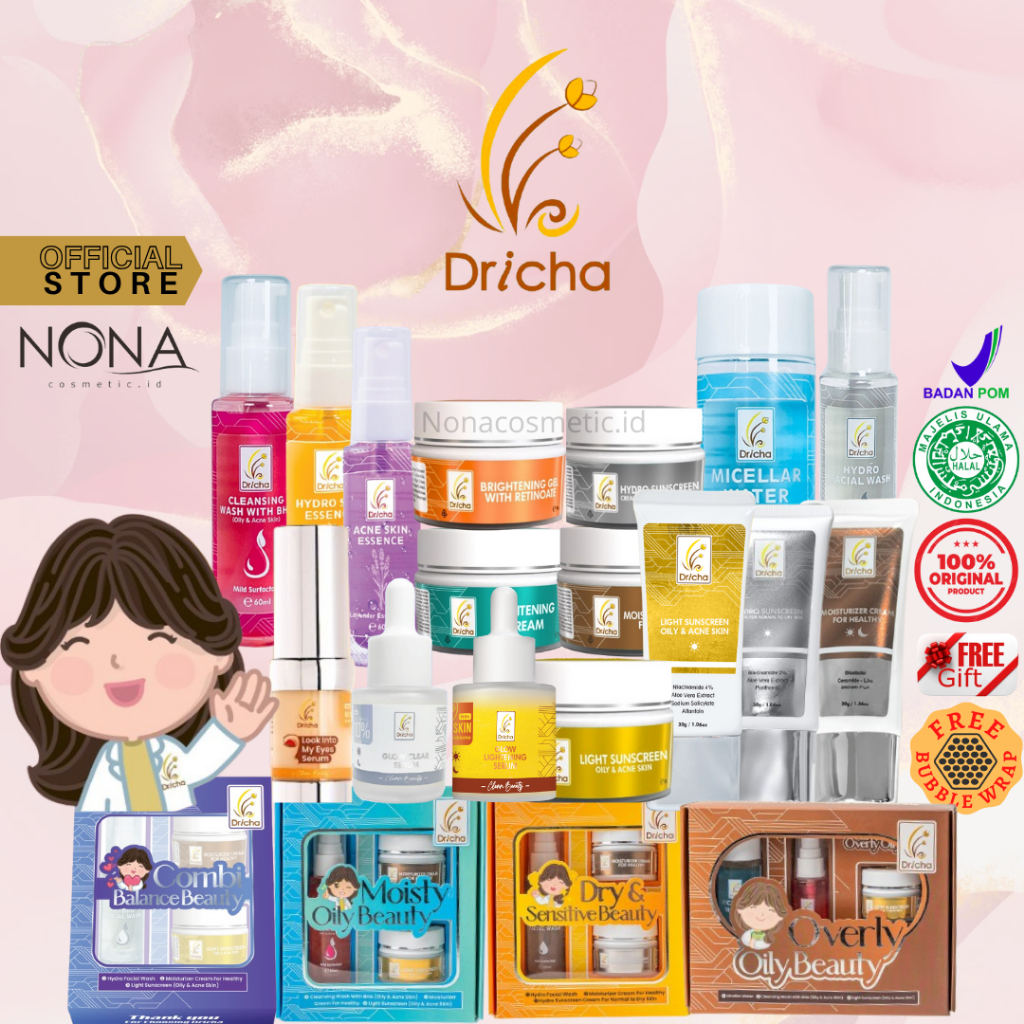 [READY] DRICHA SKINCARE - BRIGHTENING GEL - LIGHT SUNSCREEN DRICHA by Dr. ika