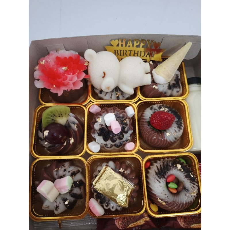 

puding mini ulangtahun/hantaran