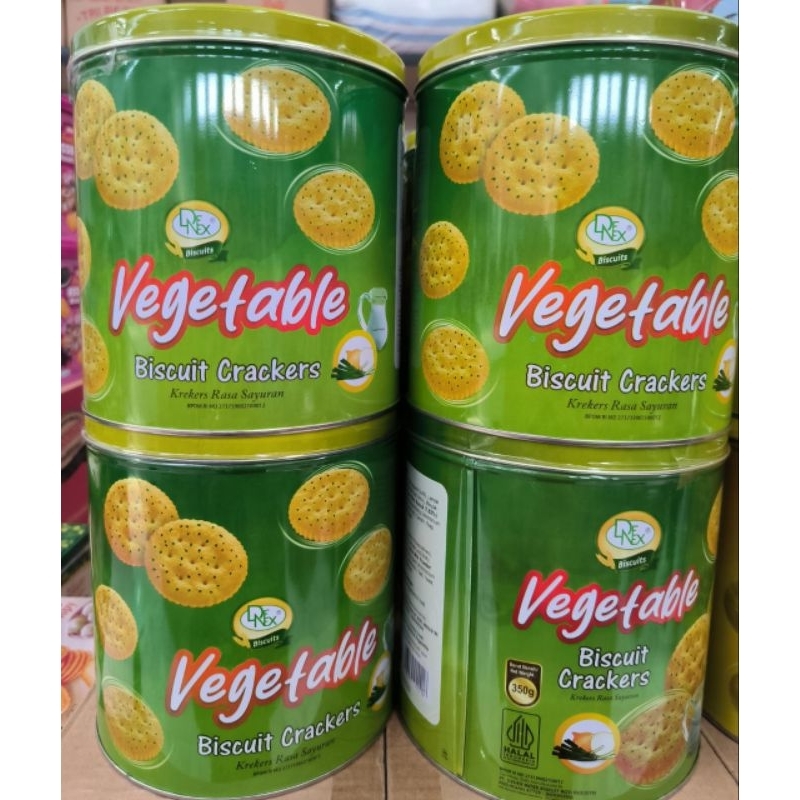 

DENEX BISCUIT CRACKER SINGLE TIN VEGETABLE KALENG 350G...