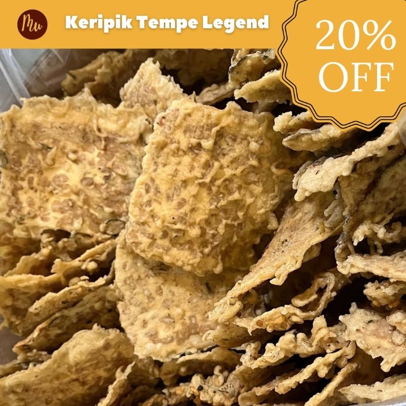 

Keripik Tempe Legend Super - 1kg