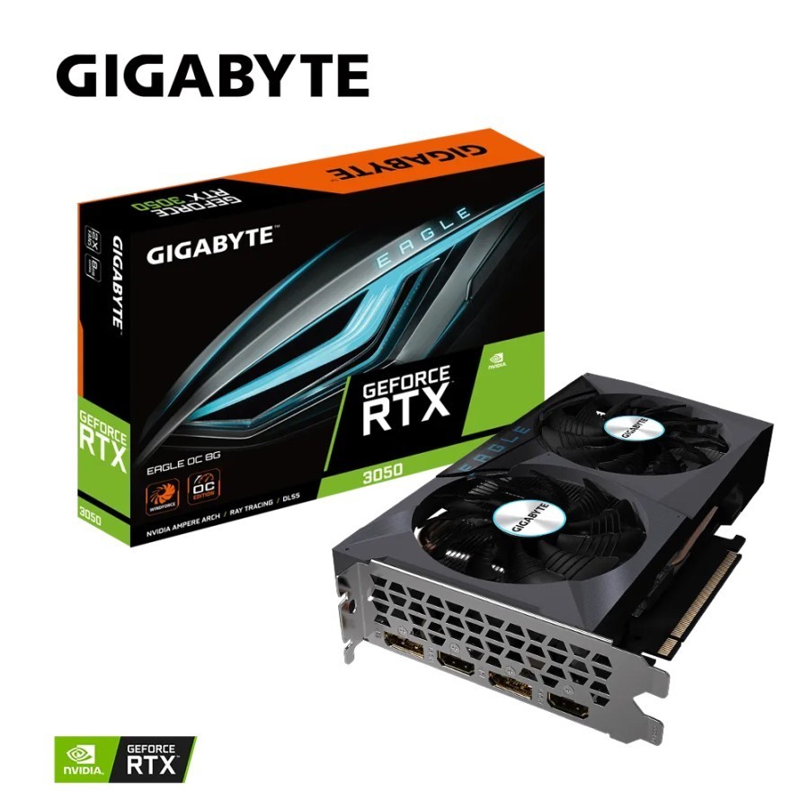 GIGABYTE GEFORCE RTX 3050 EAGLE OC 8GB GDDR6 NVIDIA / 3050