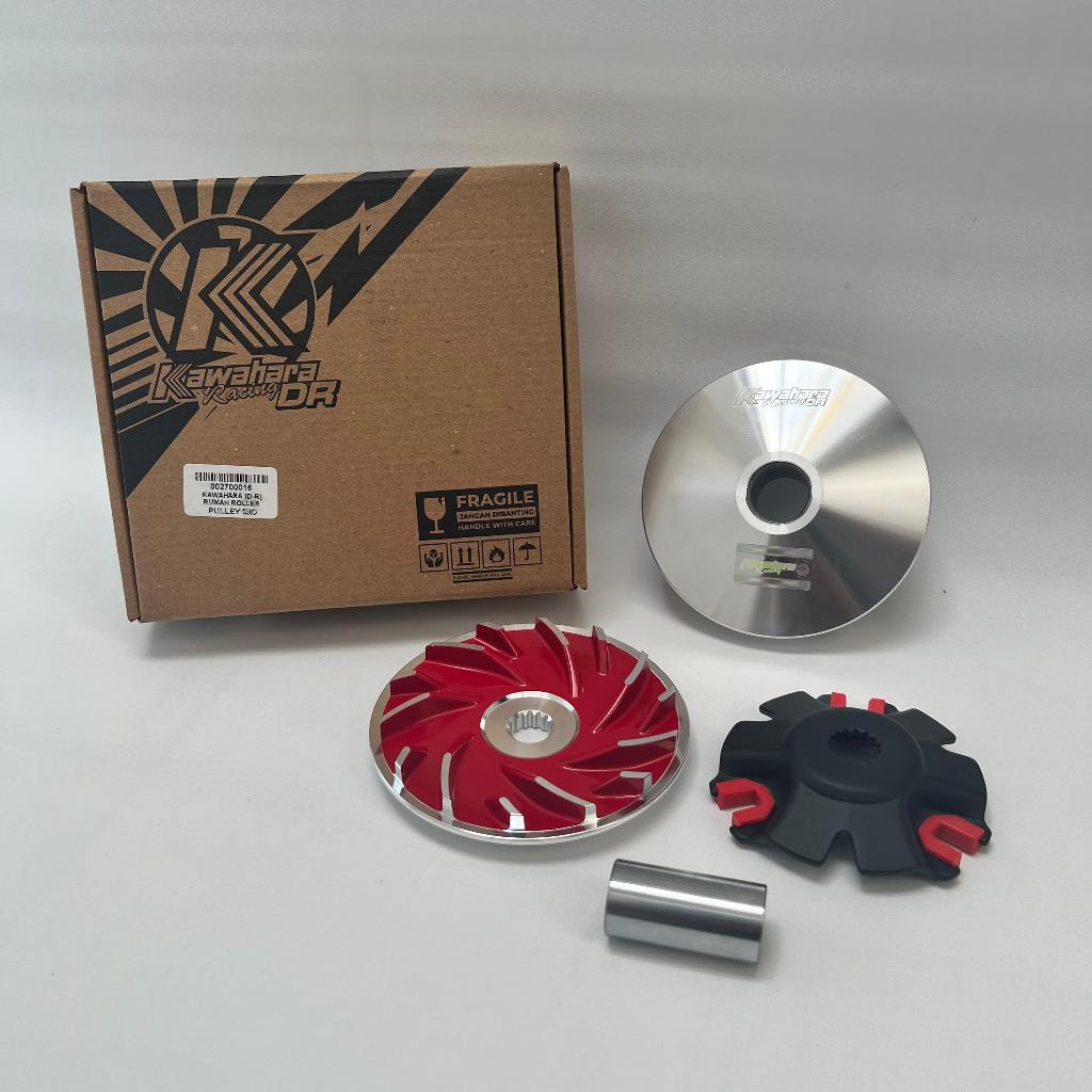 PULLEY MIO KARBU KAWAHARA RACING RUMAH ROLLER BUBUT MIO SPORTY MIO SMILE PULLEY MIO KAWAHARA RACING